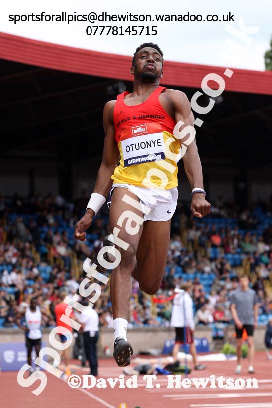 Mens long jump, British Championships, Birmingham. Photo: David T. Hewitson/Sports for All Pics